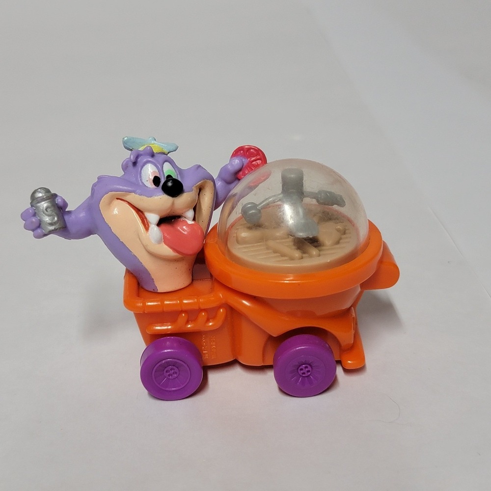 Vintage Tazmanian Devil Looney Tunes Fast‎ Food Toy 1992 Warner Bros